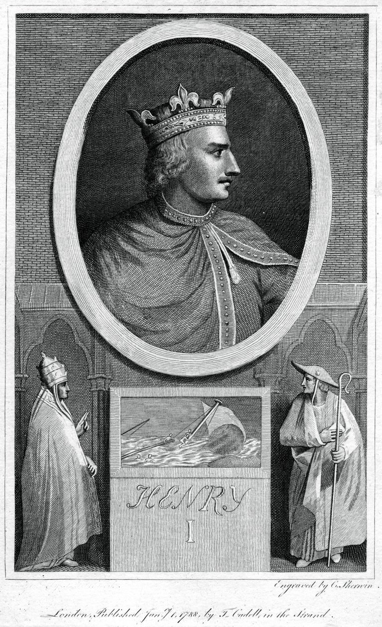 I. Henrik angol király, 1788. alkotó: Charles Sherwin