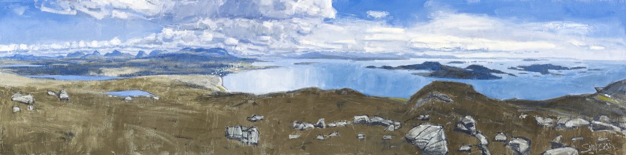 Achiltibuie Panorama, 2011 (olaj, vászon) alkotó: Charles Simpson