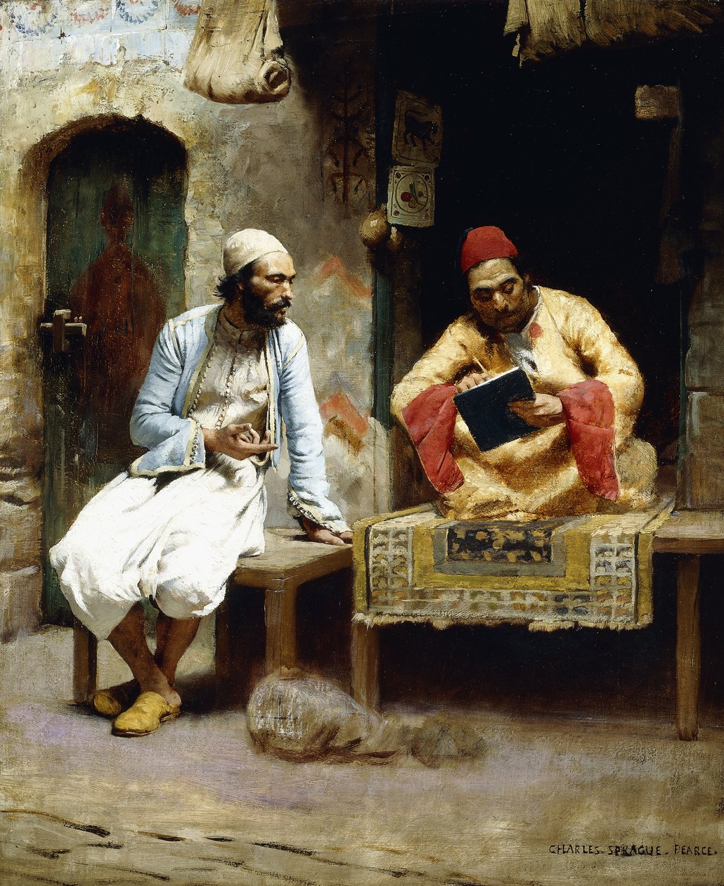 A levél, alkotó: Charles Sprague Pearce