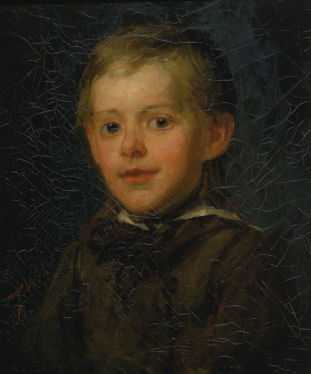 Egy fiú portréja alkotó: Charles T. Webber