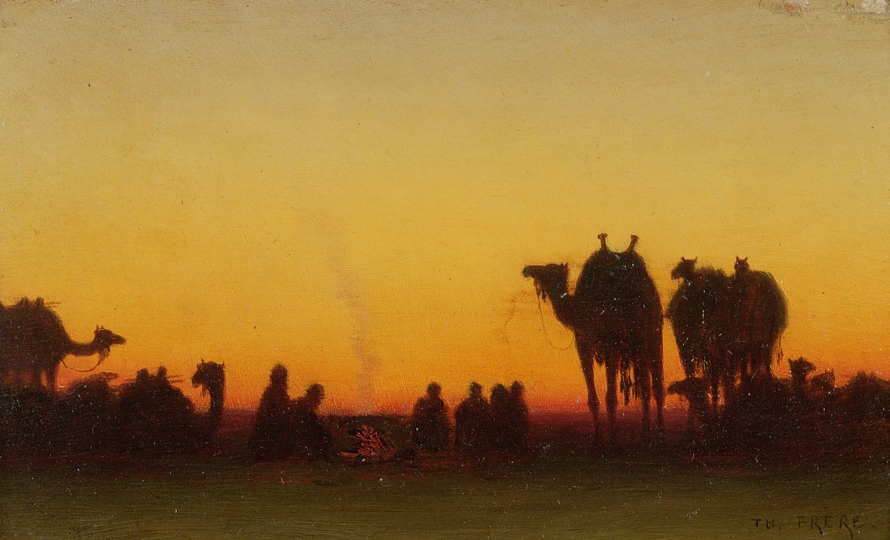 A Tábortűz mellett alkotó: Charles Theodore Frere
