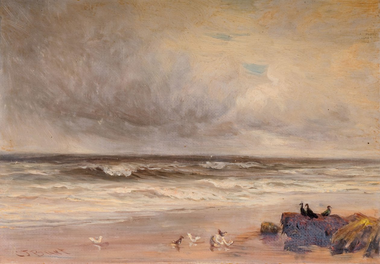 Tengerpart, 1887. alkotó: Charles Thomas Burt