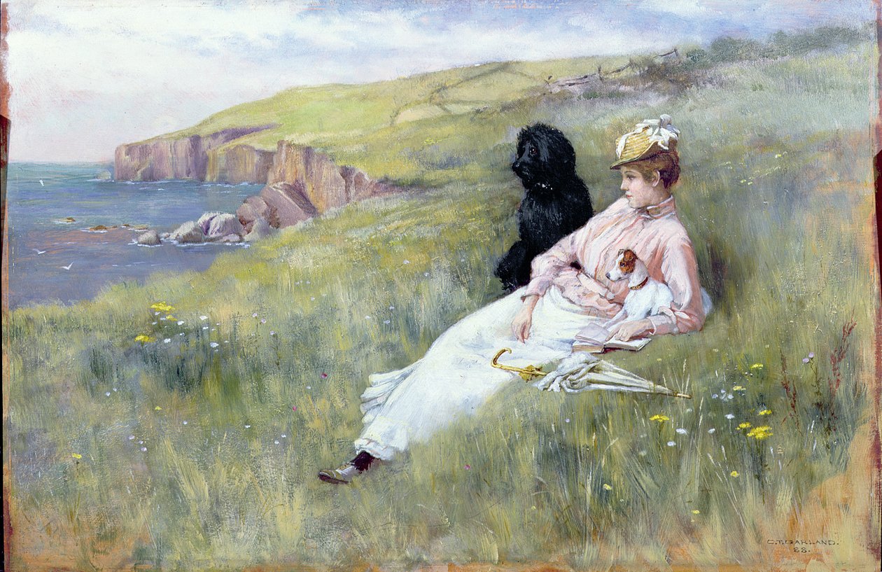 Tengeri álmok, 1888 (panel) alkotó: Charles Trevor Garland