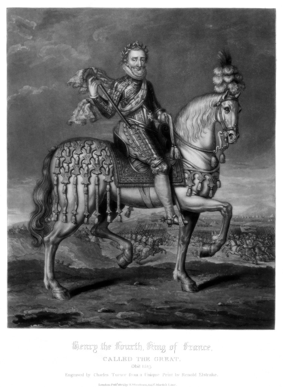 IV. Henrik francia király, 1816. alkotó: Charles Turner