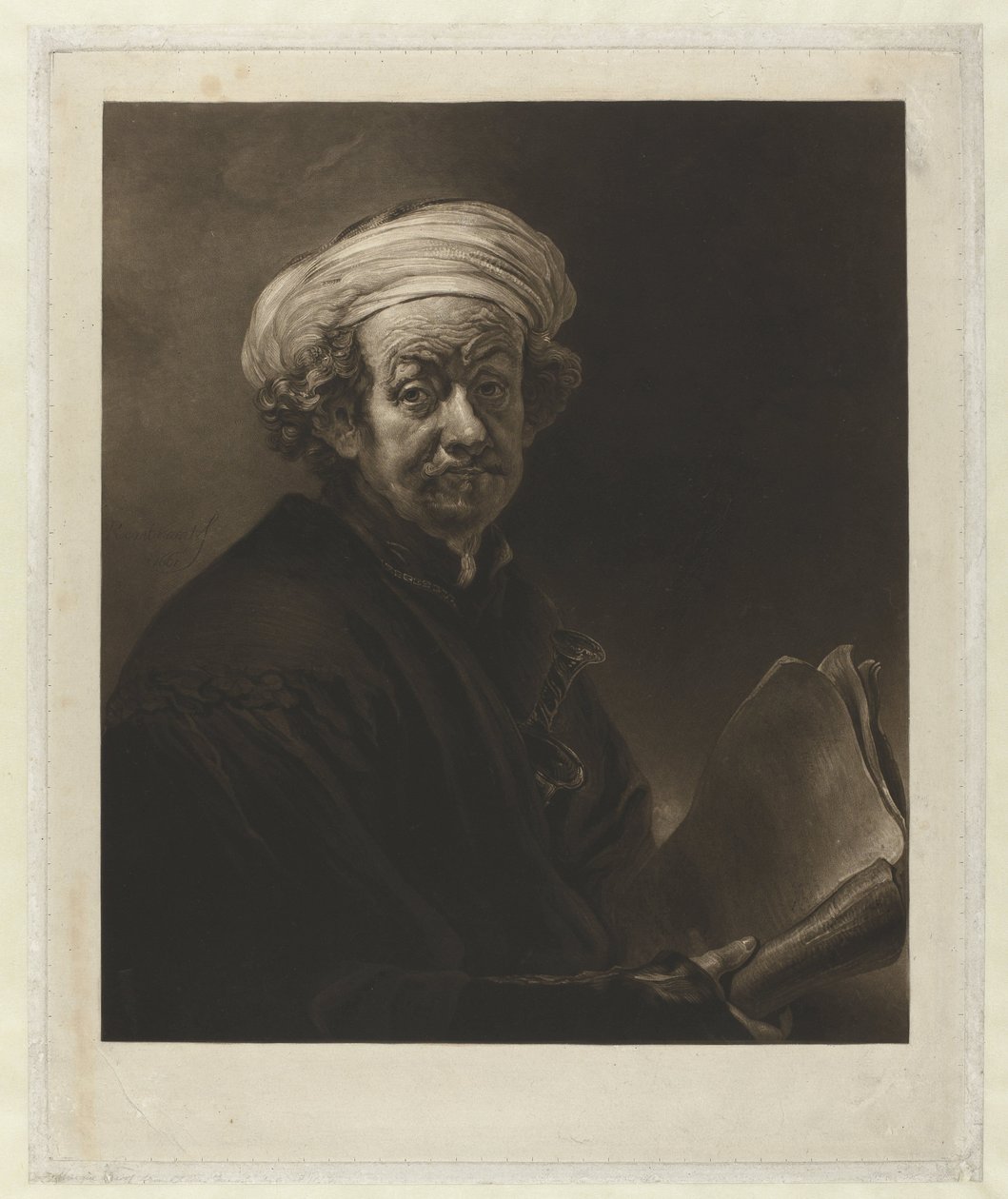 Rembrandt mint Paul alkotó: Charles Turner