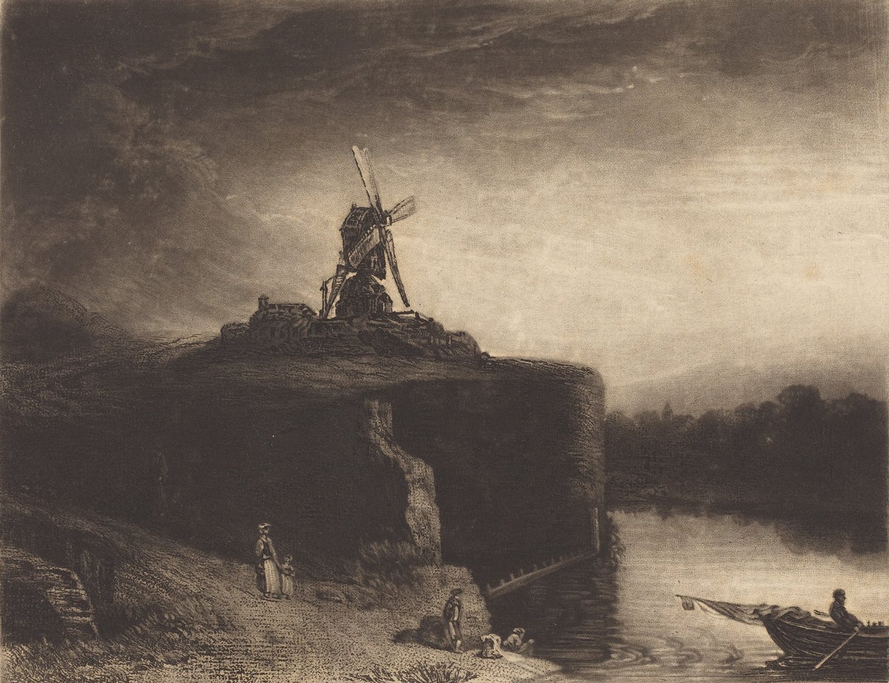 A malom, 1823-ban jelent meg. alkotó: Charles Turner