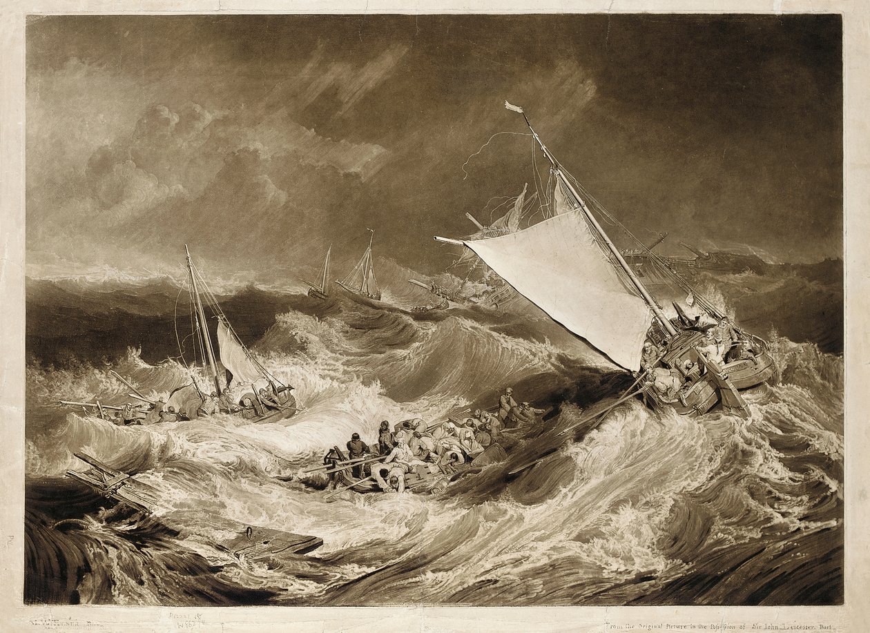 A hajóroncs, 1807 alkotó: Charles Turner