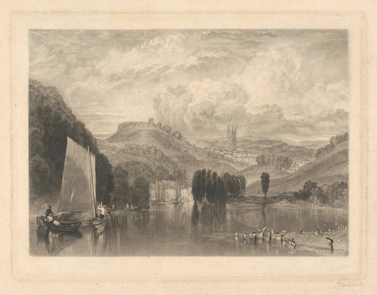 Totnes, a Dartban alkotó: Charles Turner