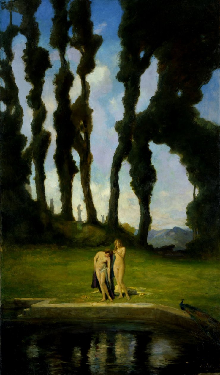 A fürdő után alkotó: Charles Walter Stetson