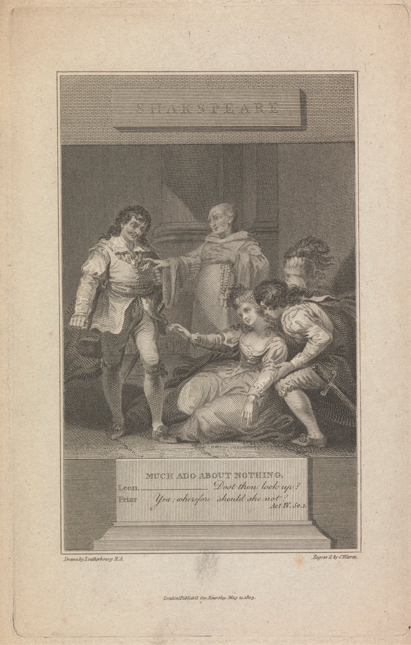 Sok hála... IV. felvonás, Sc. 1 alkotó: Charles Warren