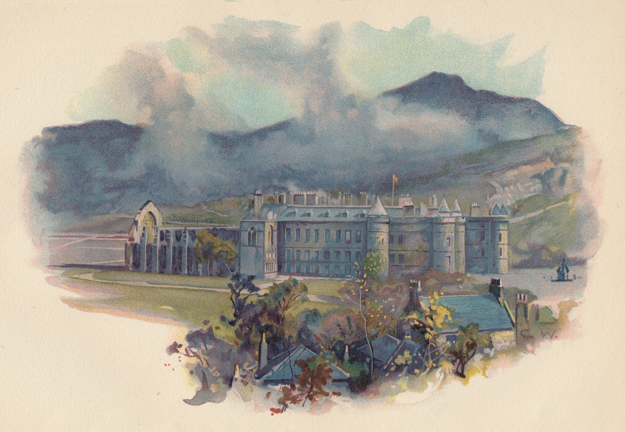 Holyrood-palota, 1890 alkotó: Charles Wilkinson