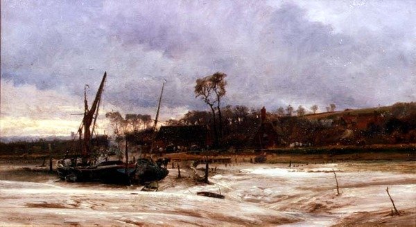 Rainham rakpart alkotó: Charles William Wyllie