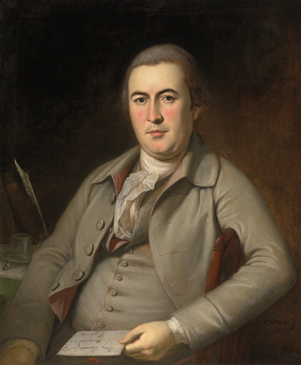 Benjamin Harrison, Jr., 1783. alkotó: Charles Willson Peale