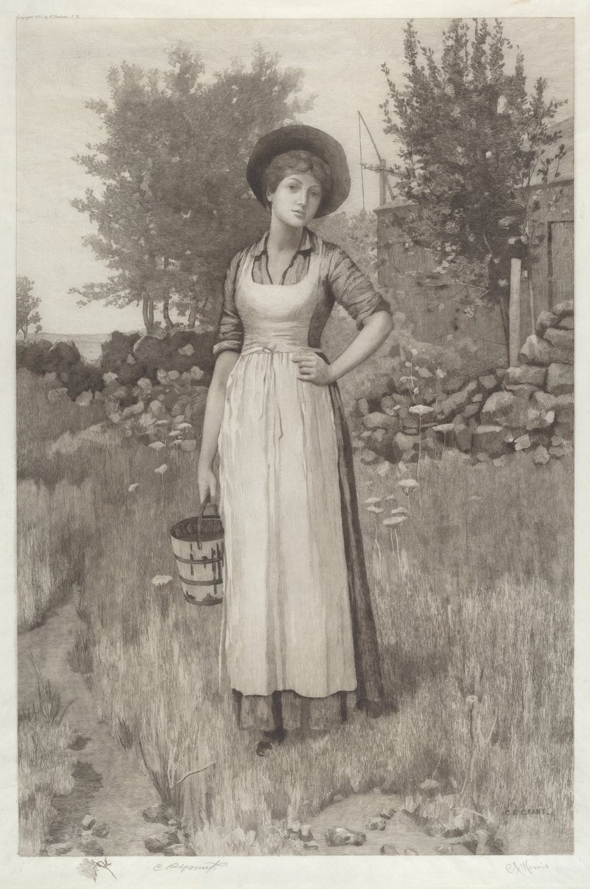 Untitled (Paraszt lánya) alkotó: Charles X. Harris
