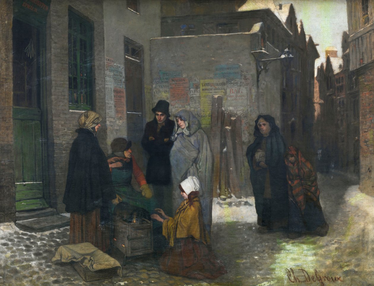 A kávépörkölő alkotó: Charles de (1825 70) Groux