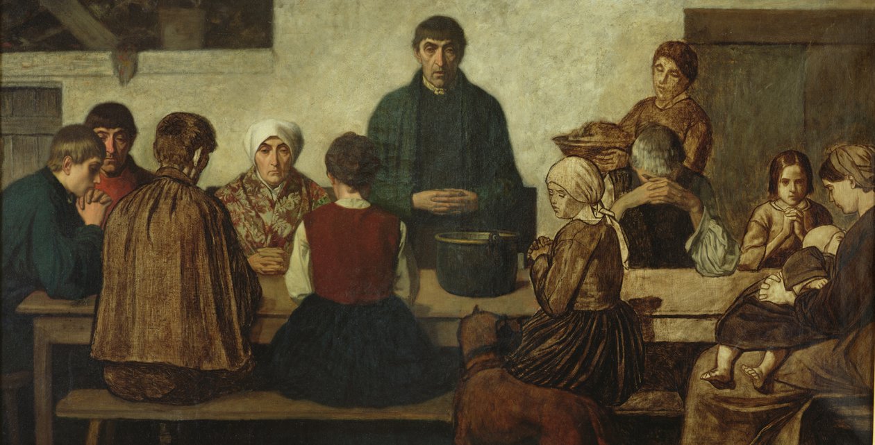 A kegyelem, 1860-61 körül alkotó: Charles de Groux