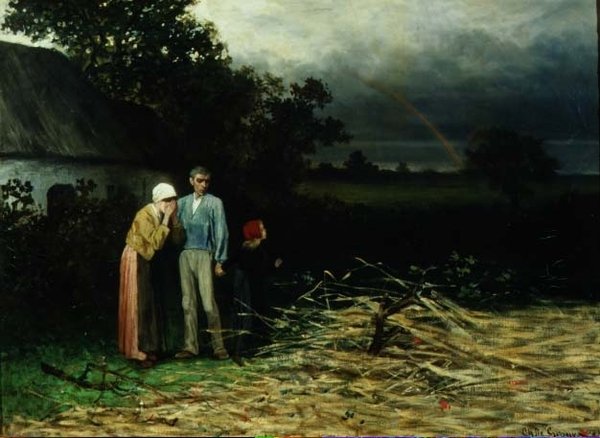Az elveszett aratás alkotó: Charles de Groux