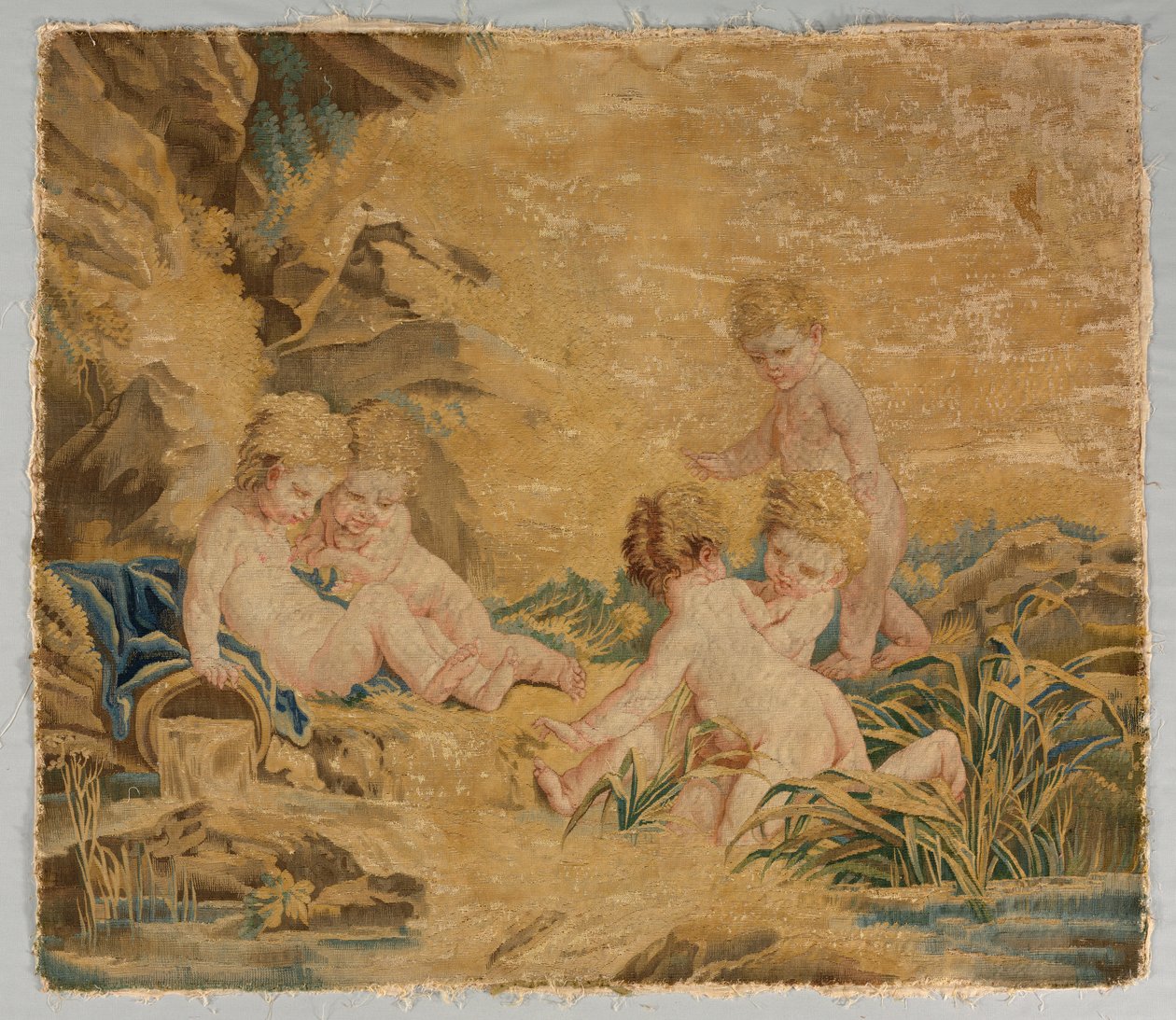 Játszó gyerekek: The Bath, 1700-as évek. alkotó: Charron