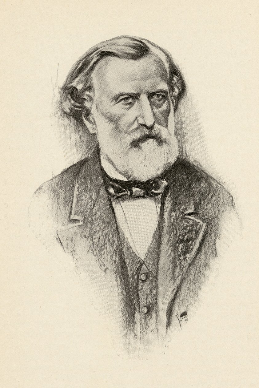 Ambroise Thomas (1811-96) illusztrációja Olin Downes "The Lure of Music" című művéből, 1922. alkotó: Chase Emerson