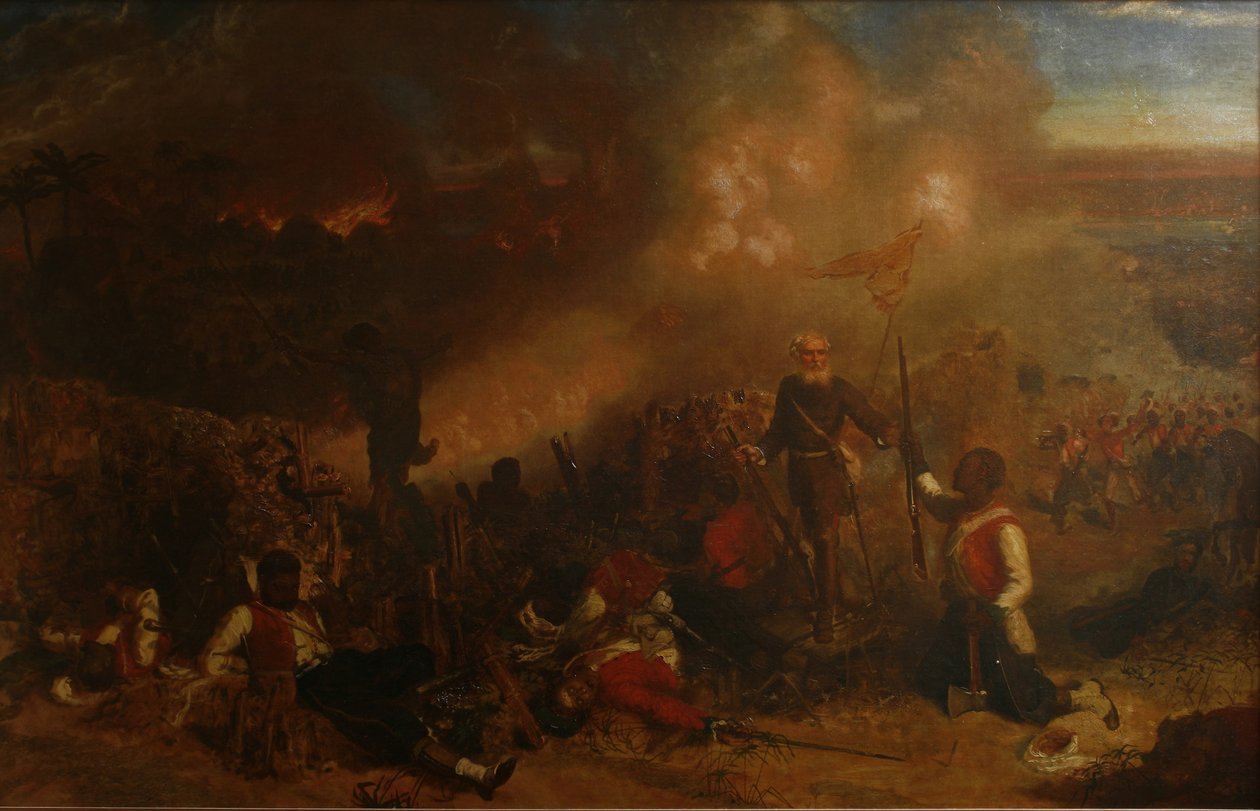 Tubabecelongi csata, 1866 alkotó: Chevalier Louis William Desanges