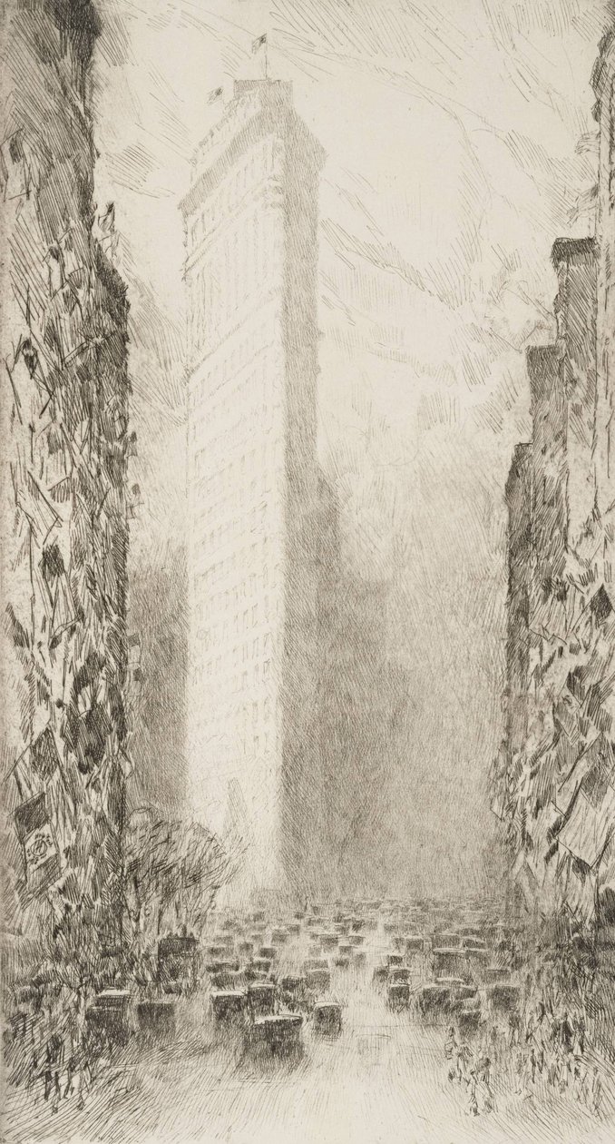 Washingtons születésnapja - Ötödik sugárút a 23. utcánál alkotó: Childe Hassam