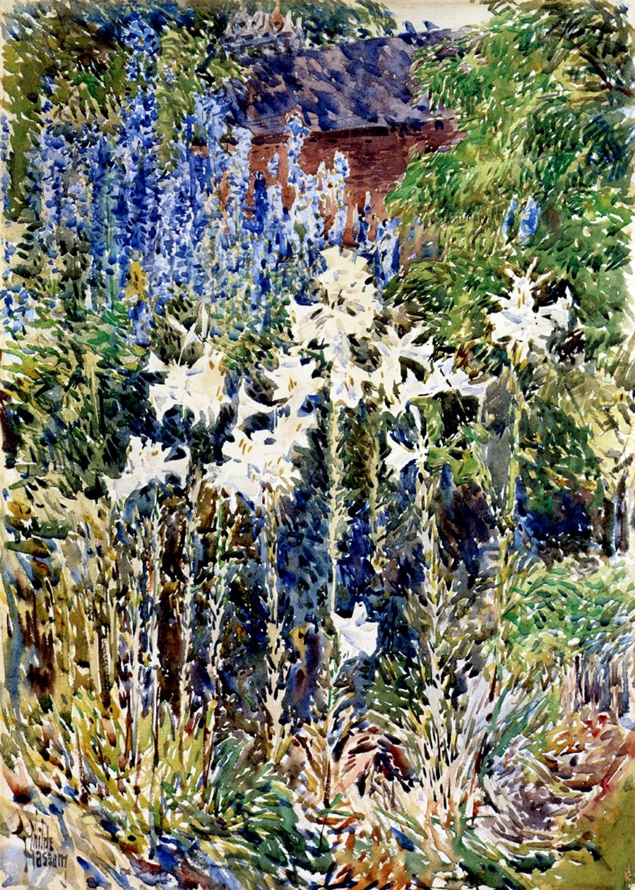 Egy virágos kert alkotó: Childe Frederick Hassam