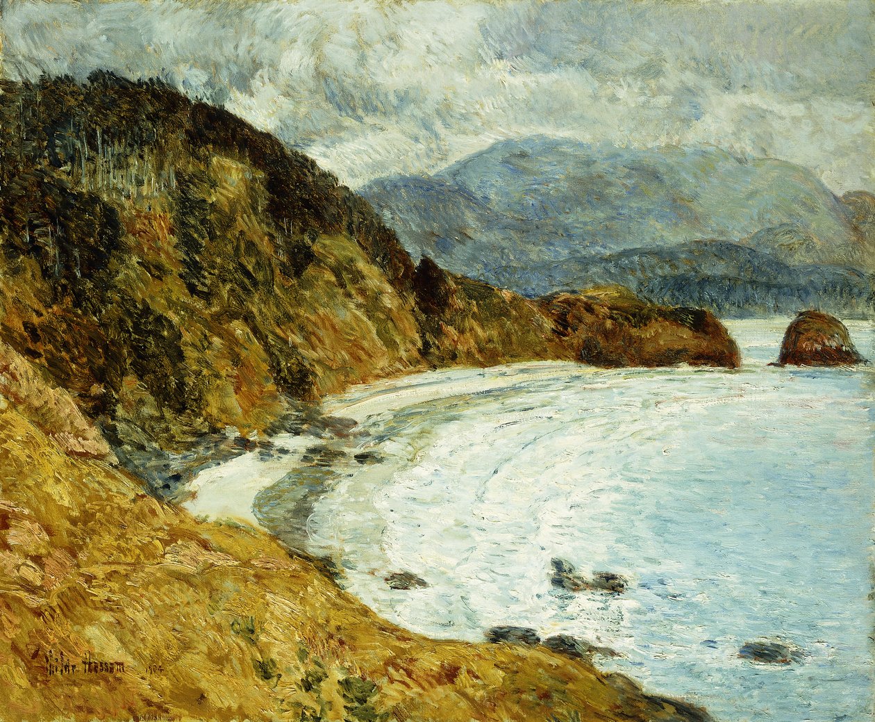 Ecola Beach, Oregon alkotó: Childe Frederick Hassam