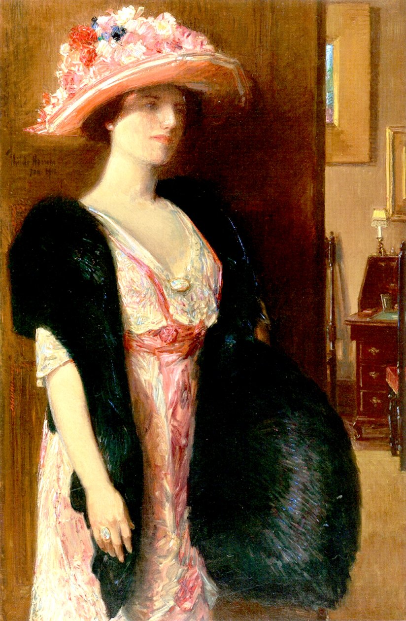 Tűzopálok (olaj, vászon) alkotó: Childe Frederick Hassam