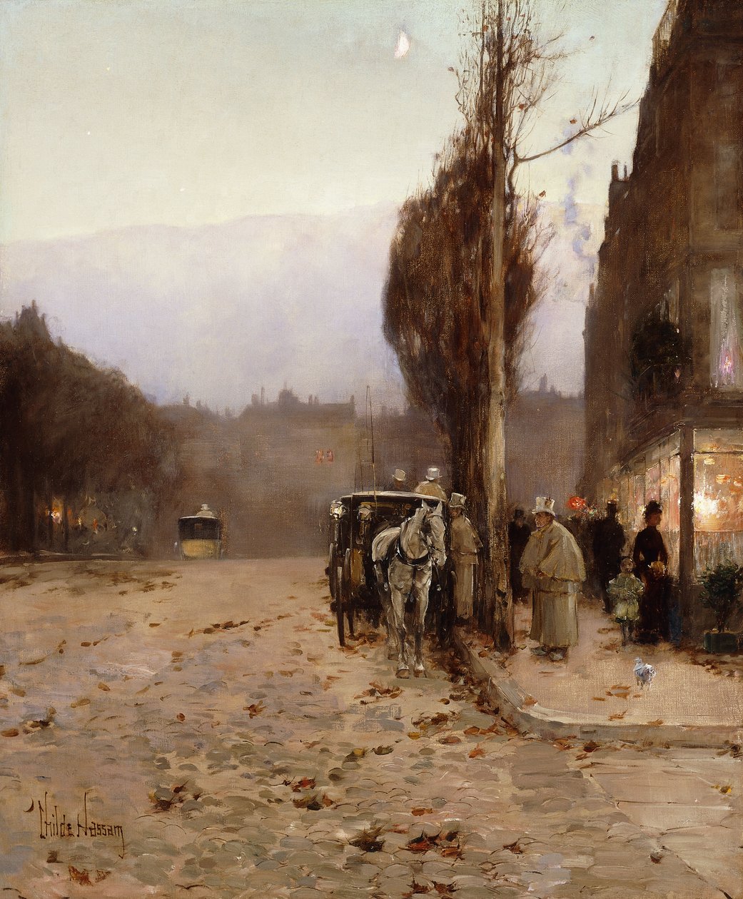 Párizs a Twilightban alkotó: Childe Frederick Hassam