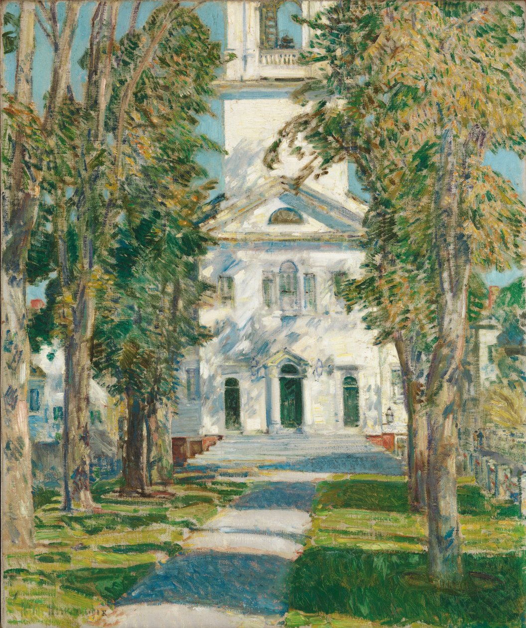 A gloucesteri templom alkotó: Childe Frederick Hassam