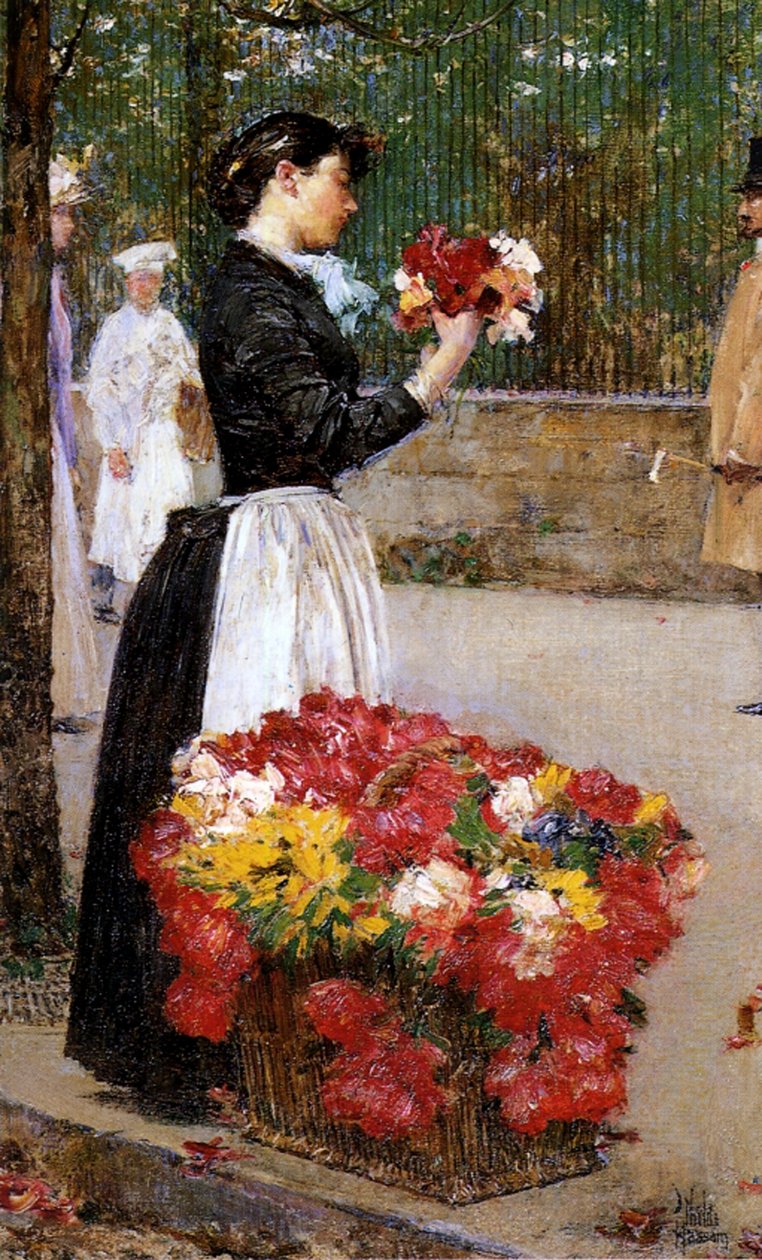 A Viráglány alkotó: Childe Frederick Hassam