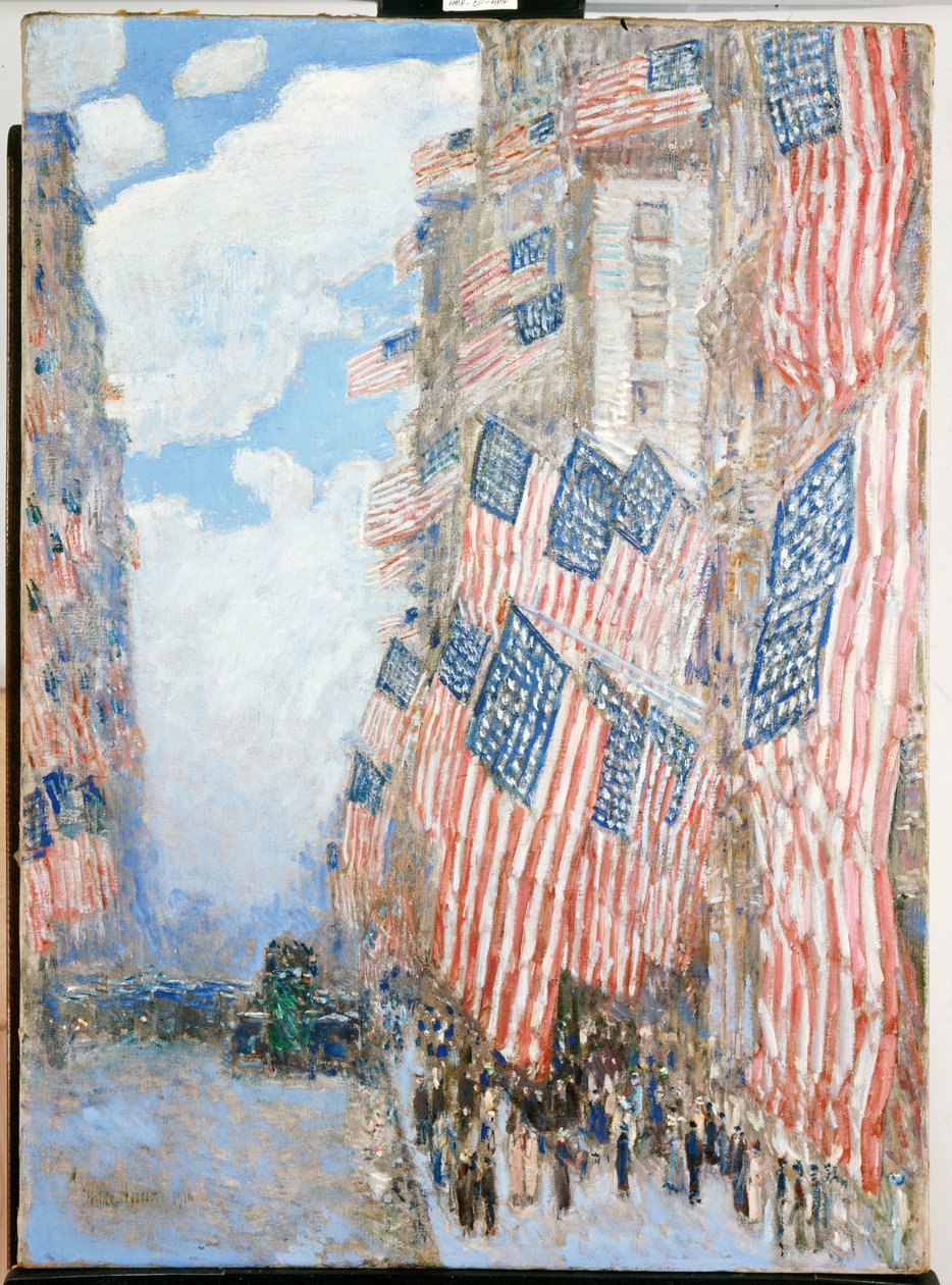 Július negyedike alkotó: Childe Frederick Hassam