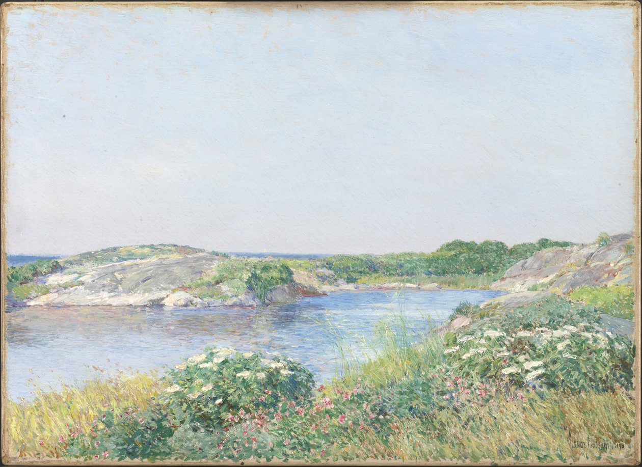 A kis tavacska, Appledore alkotó: Childe Frederick Hassam