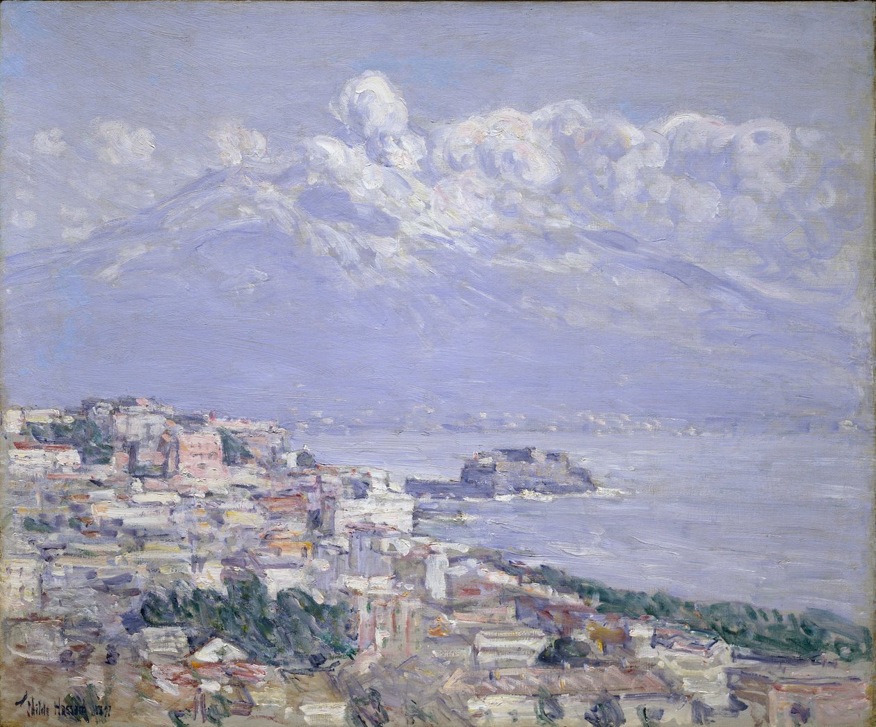 Vezúv alkotó: Childe Frederick Hassam