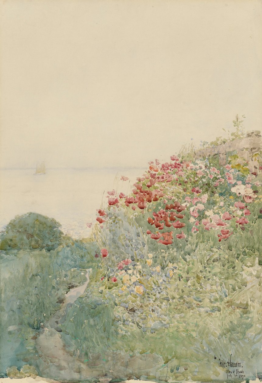 Pipacsmező, Zöld-szigetek alkotó: Childe Hassam