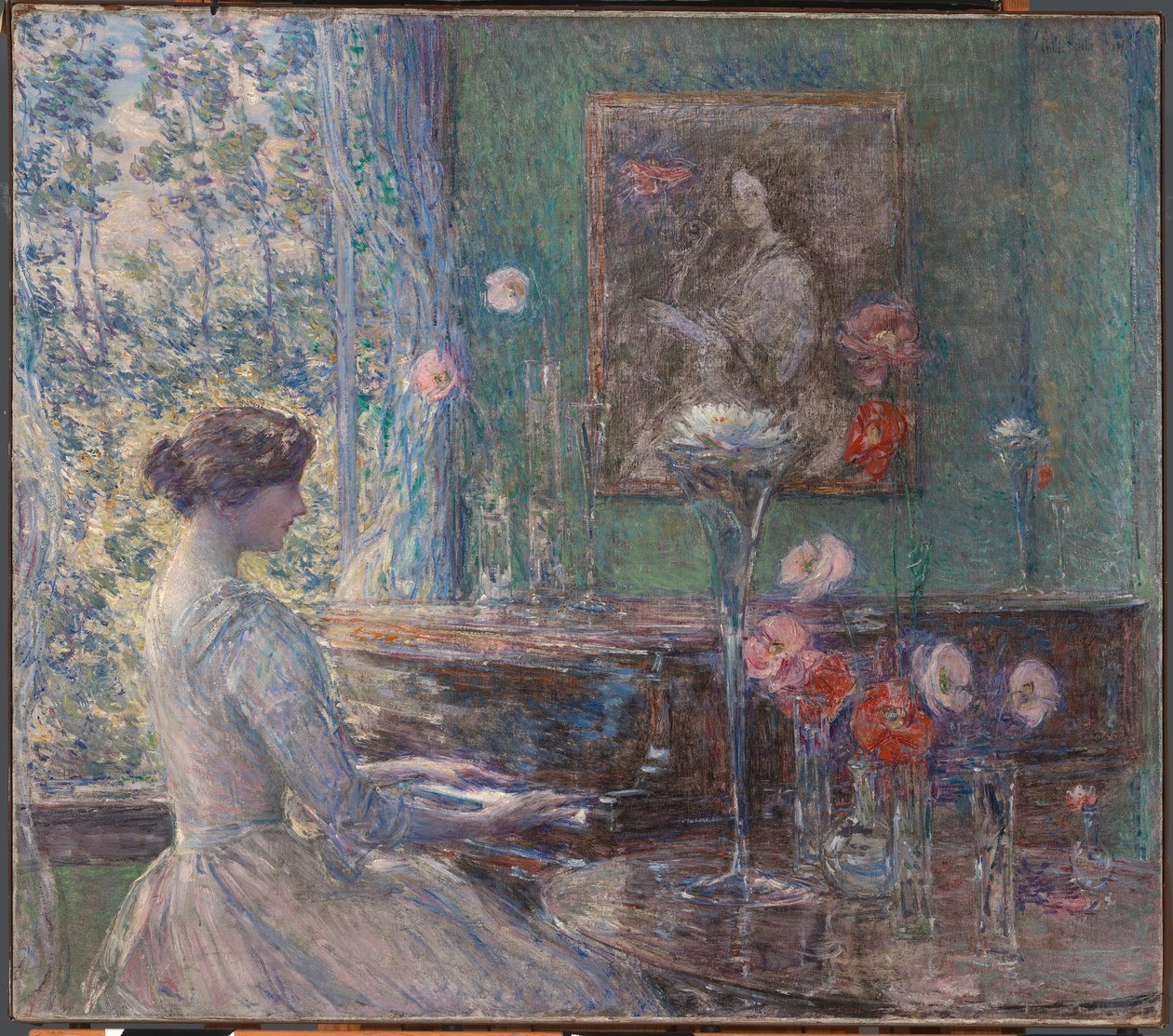 Improvizáció alkotó: Childe Hassam