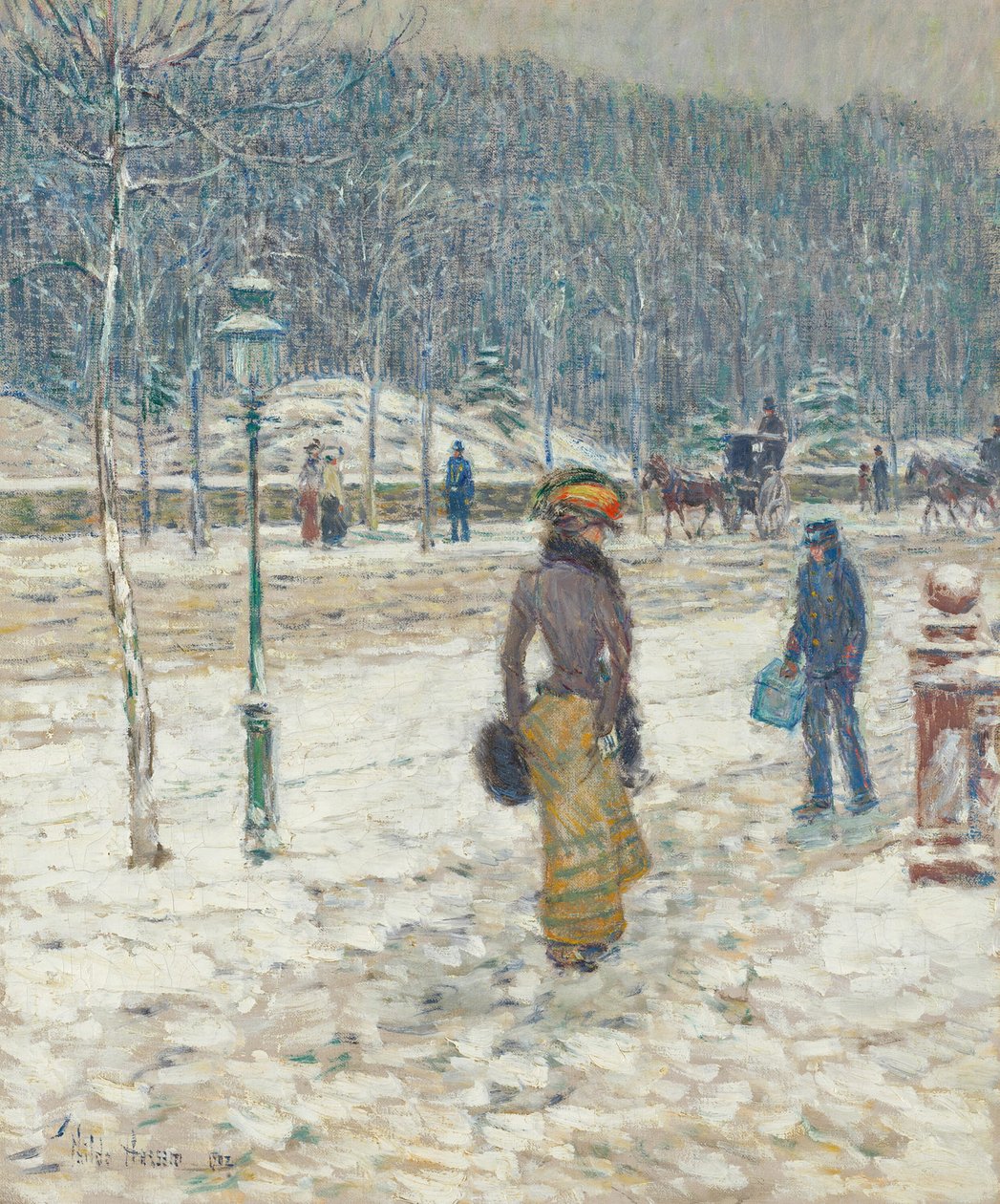 New York Street alkotó: Childe Hassam