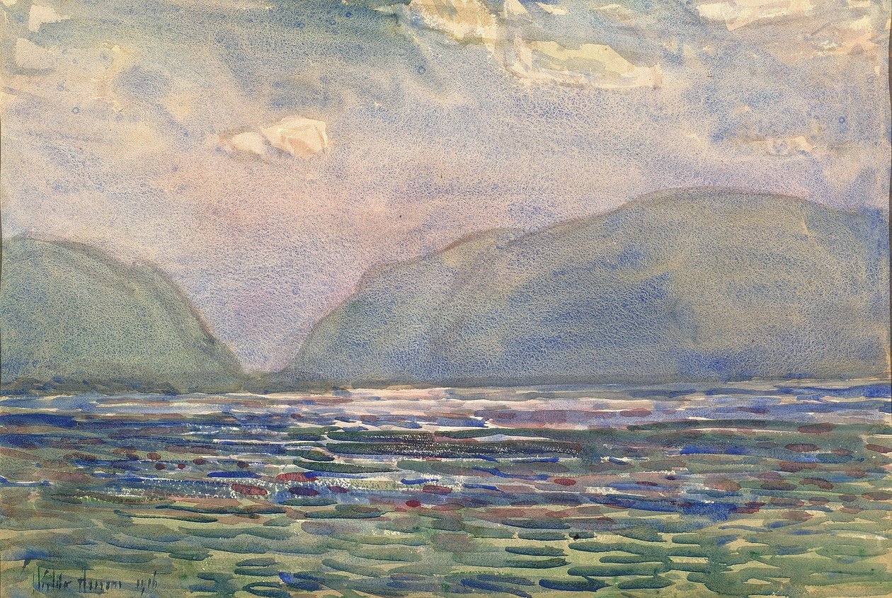 Délben Newburgh felett alkotó: Childe Hassam