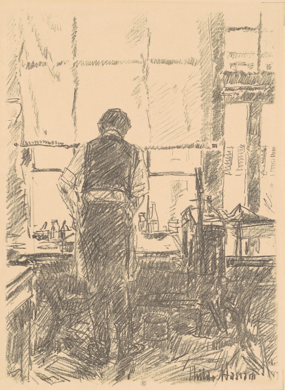 Joseph Pennell portréja alkotó: Childe Hassam