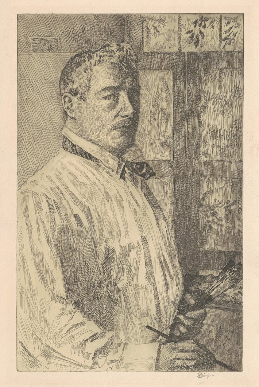 Önarckép alkotó: Childe Hassam