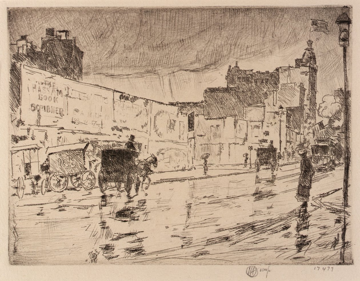 The Billboards, New York alkotó: Childe Hassam