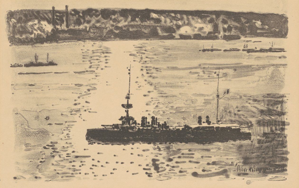 A francia cirkáló alkotó: Childe Hassam