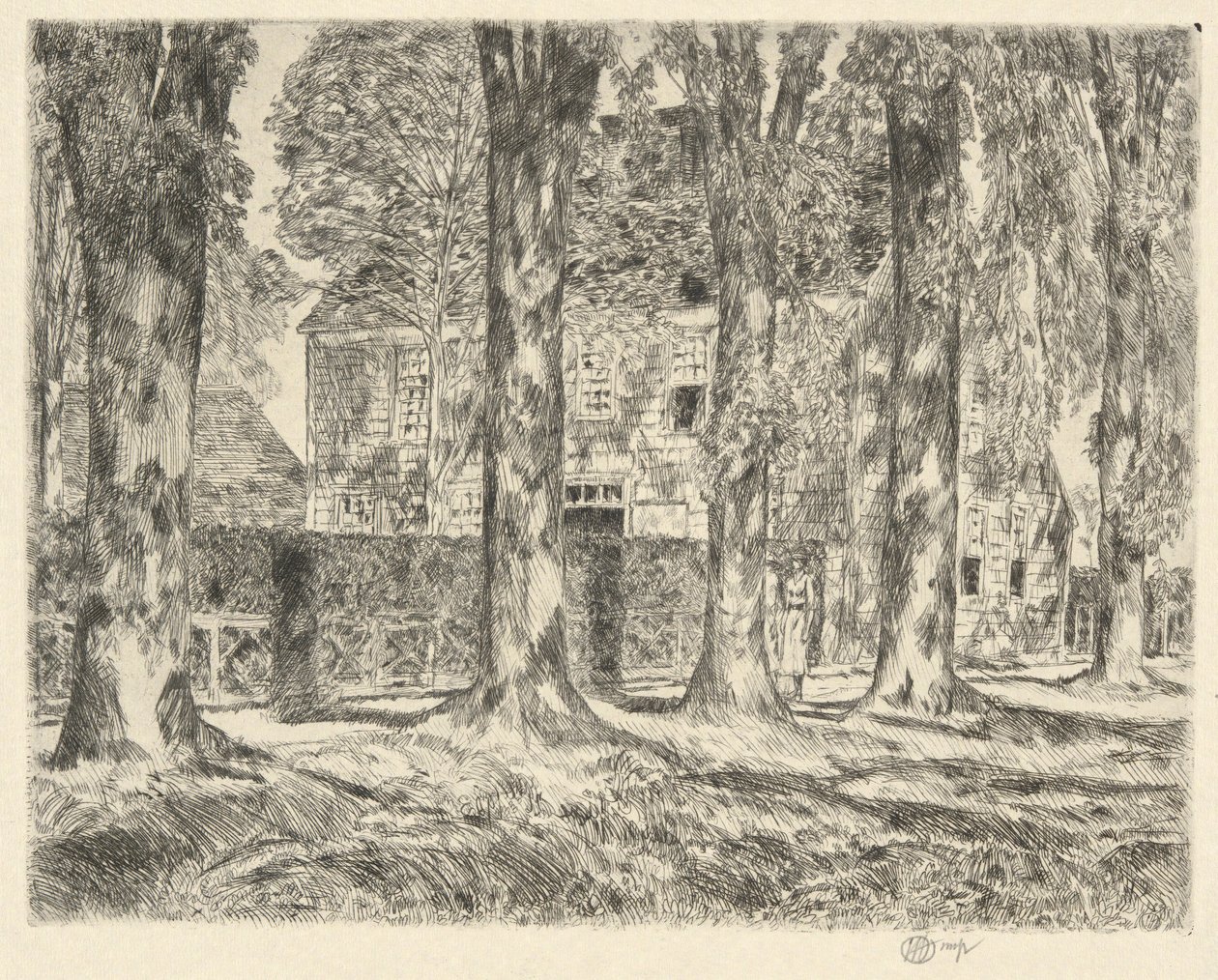 Szilfalvi falu, 1923 alkotó: Childe Hassam