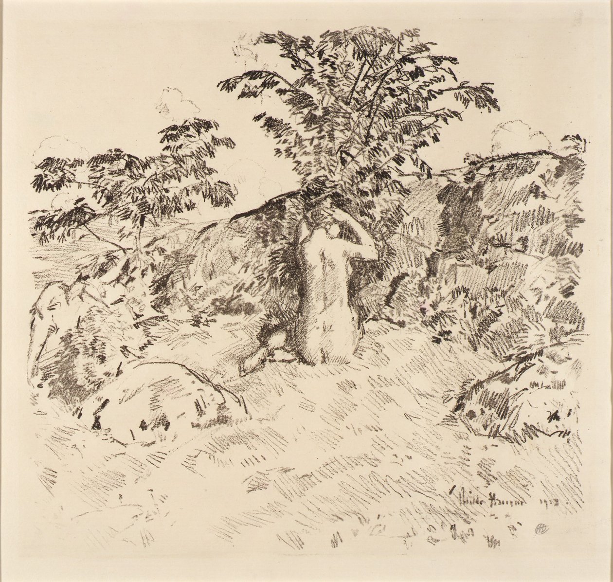 Vadcseresznyefa alkotó: Childe Hassam
