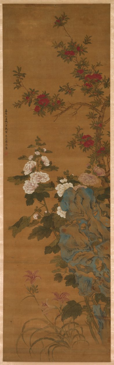 Virágok és sziklák alkotó: China, Ming dynasty