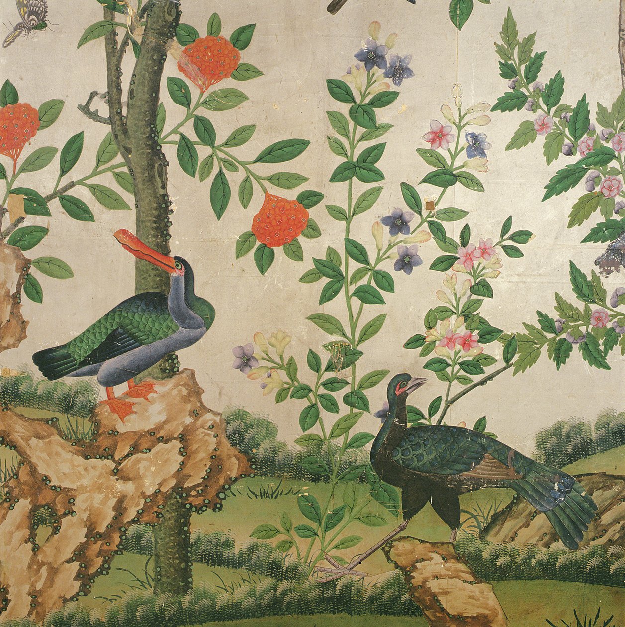 Madár tapéta, 1840 körül alkotó: Chinese School