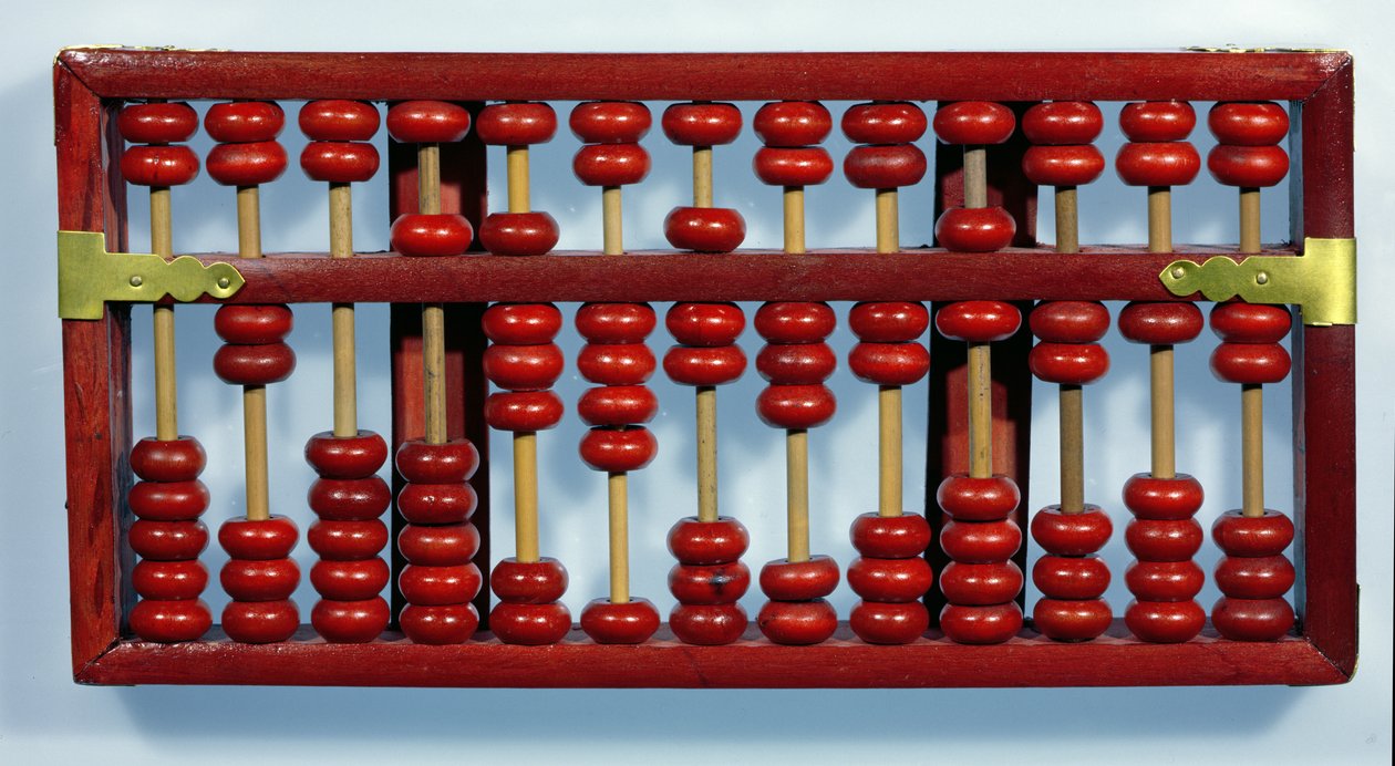 Abacus a 0205847326212 számokkal (fa) alkotó: Chinese School