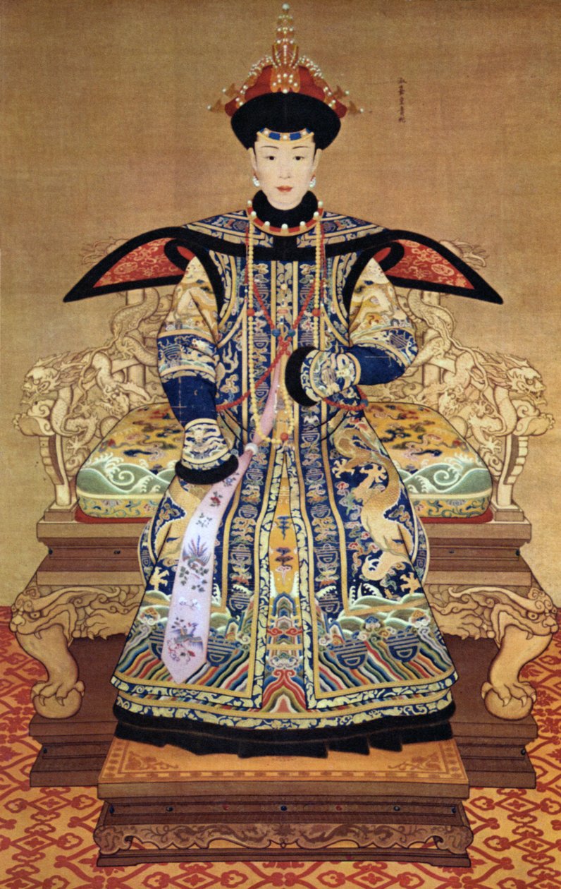 Kínai császárné portréja, 1600 alkotó: Chinese School