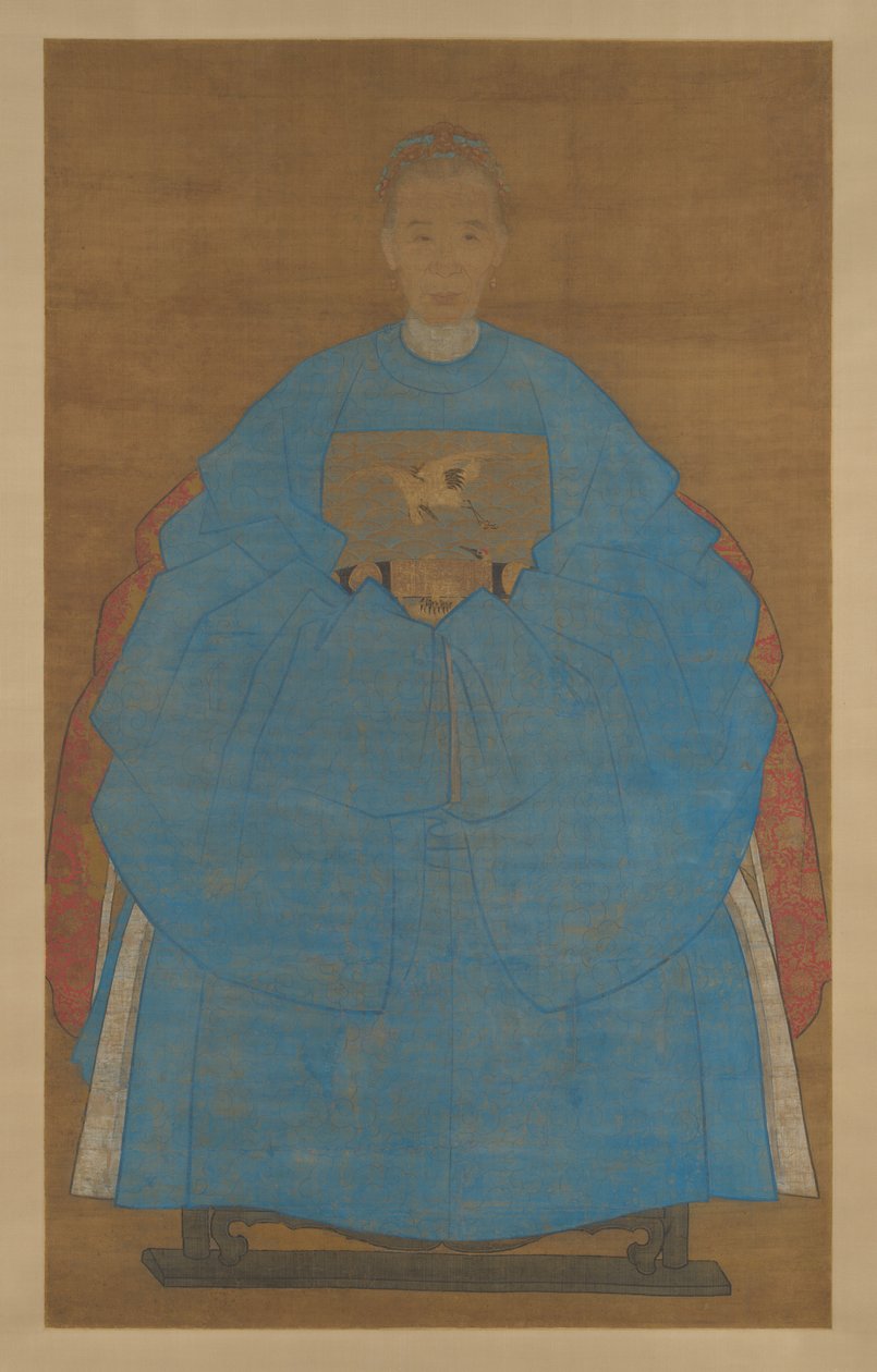 Egy idős hölgy portréja alkotó: Chinese School
