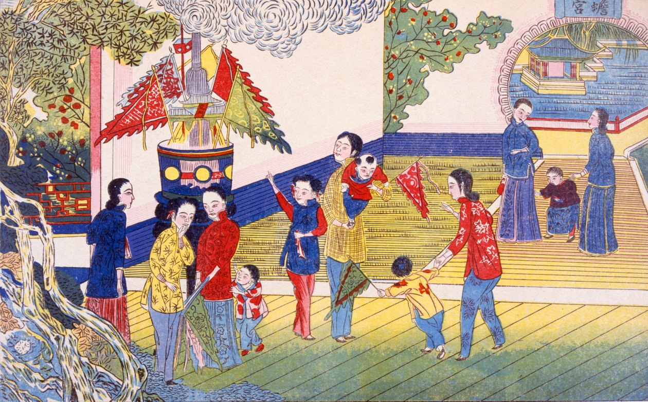 Tchoung Tsieou Chang Yué (fatömbnyomat) alkotó: Chinese School